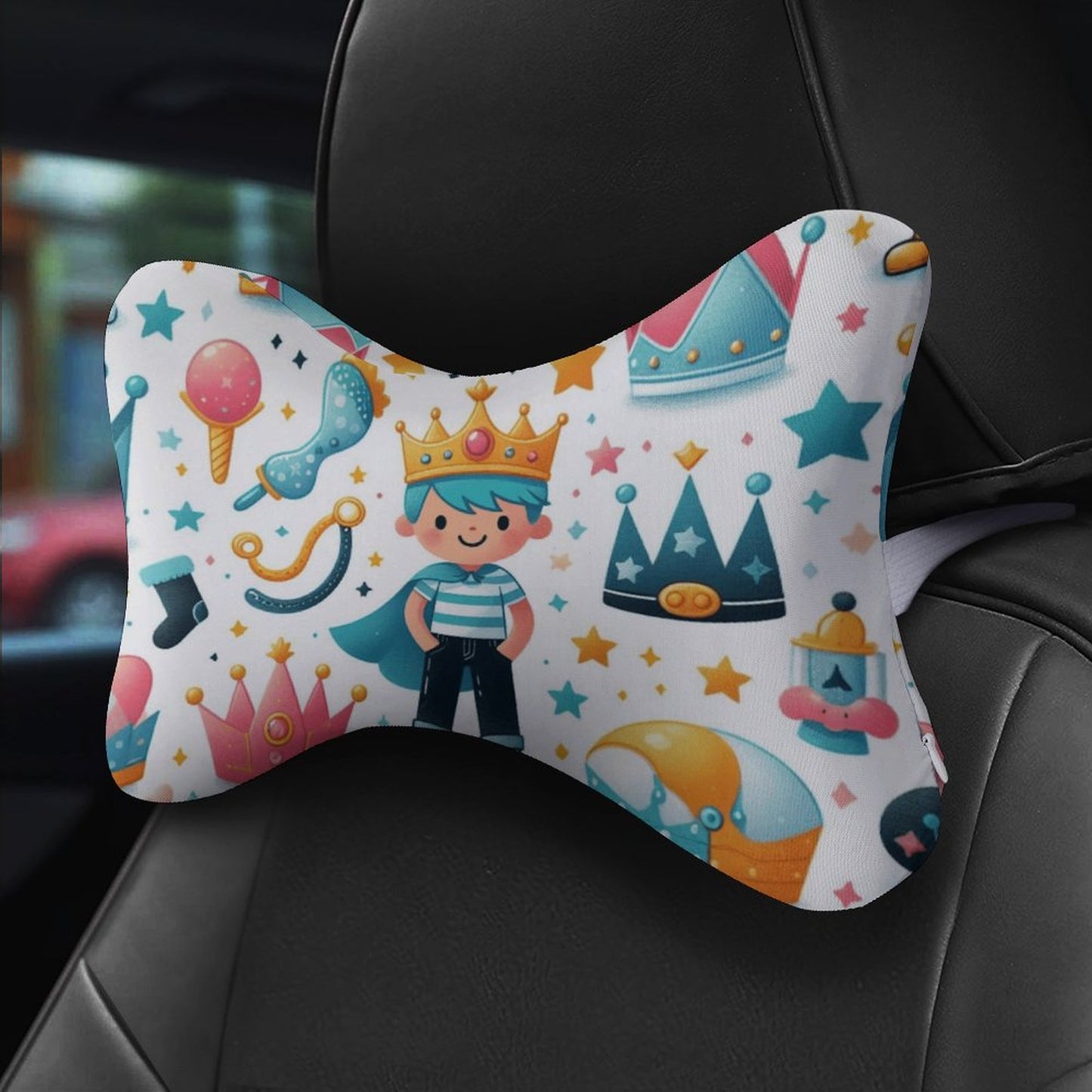 Car Pillow Set of 2 - Crown