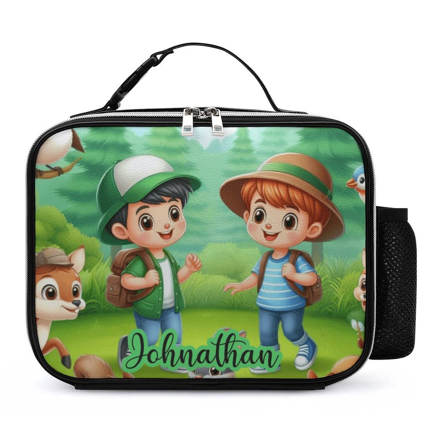 Farm Boys Lunch Bag with Detachable Buckled Handle