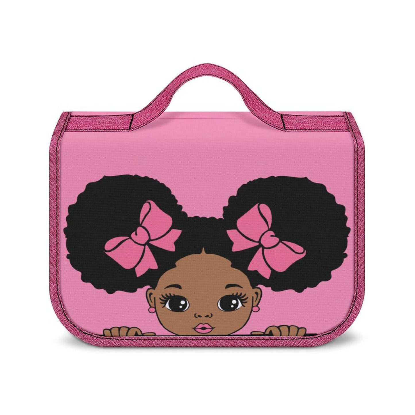 Girls Pink Hanging Toiletry Bags