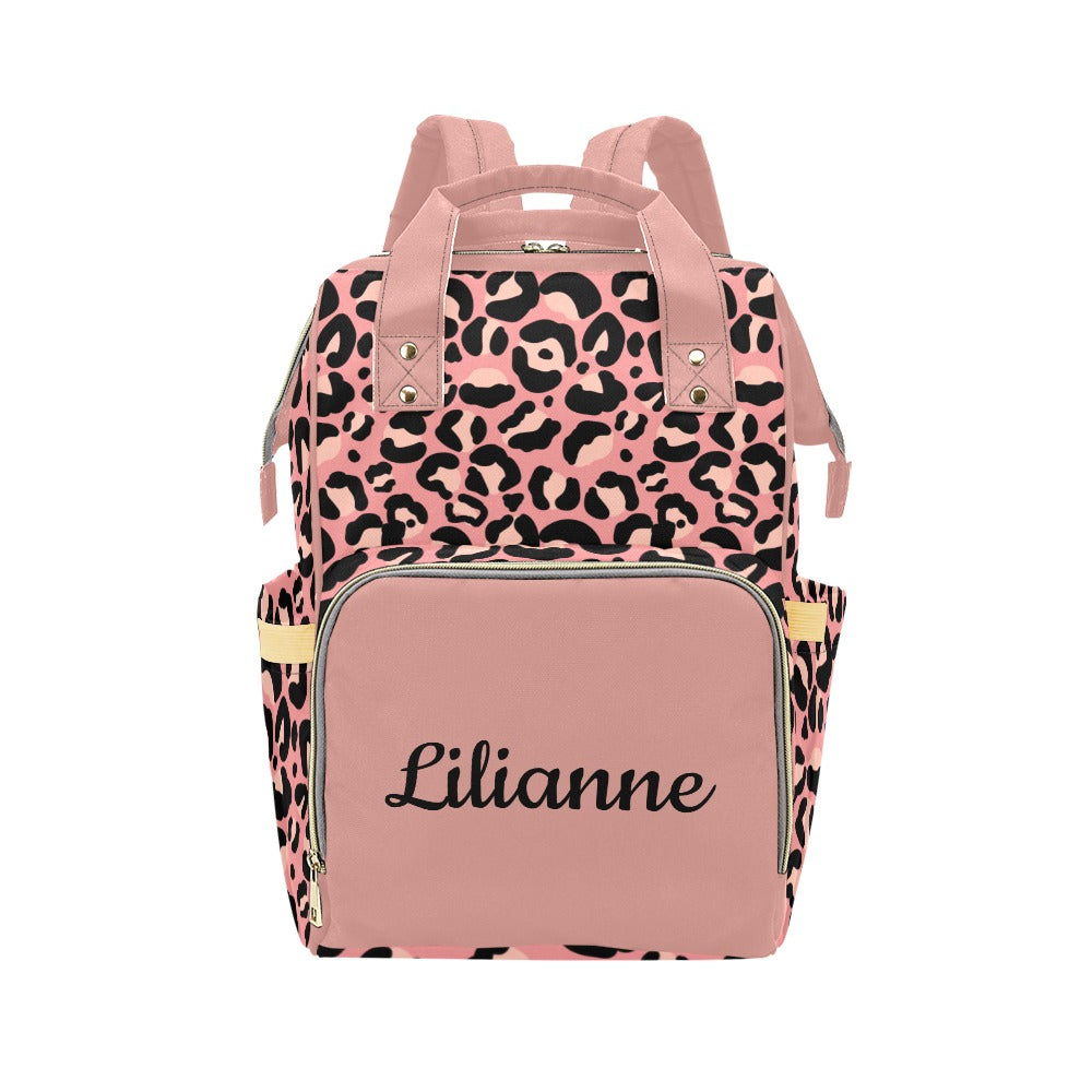 Pink Safari Blush Baby Diaper Bags, Personalized