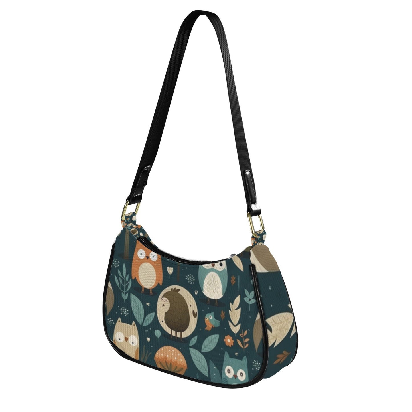 Owly Women's Shoulder Bag-Black Strap