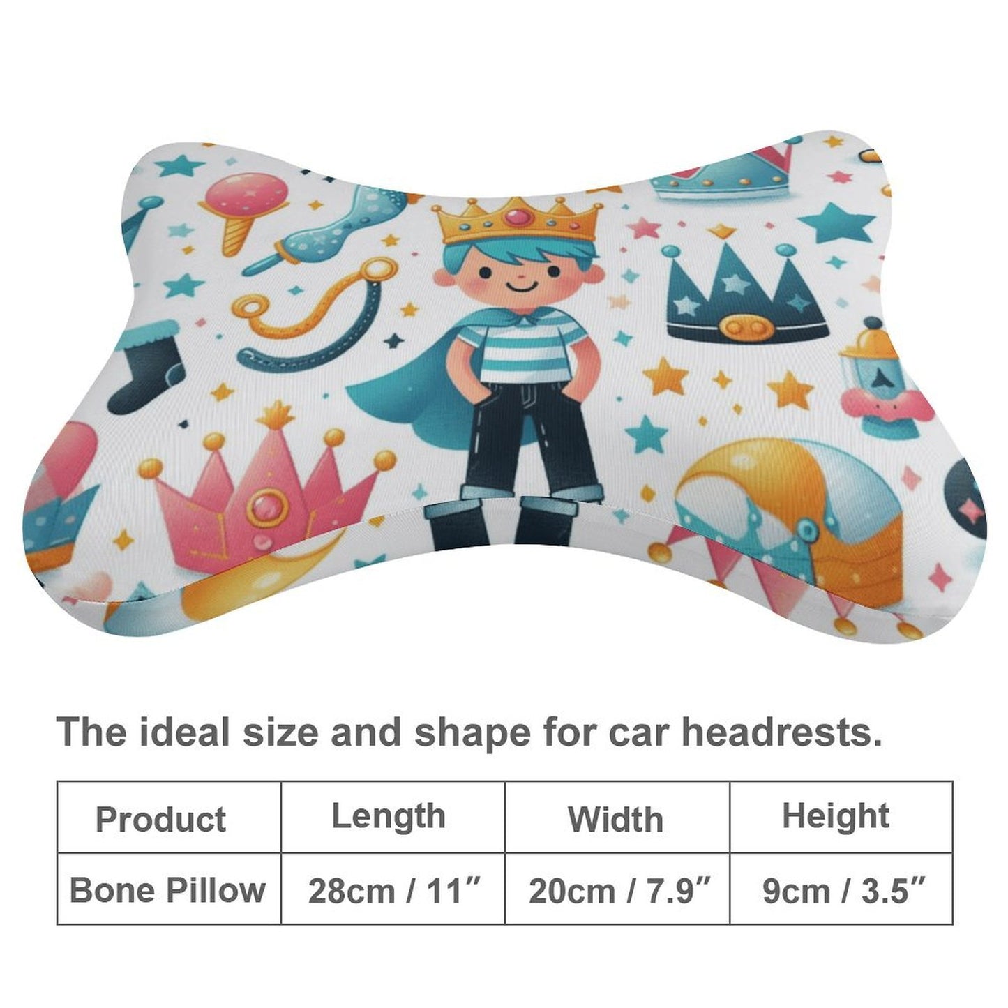 Car Pillow Set of 2 - Crown