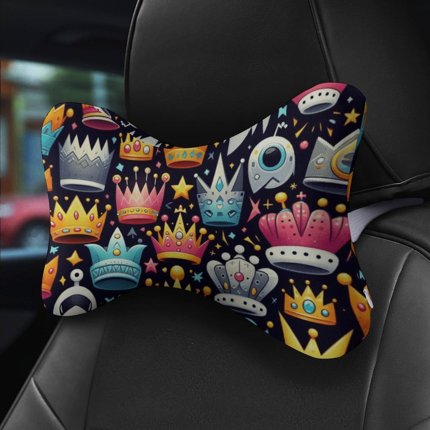 Car Pillow Set of 2- Crown