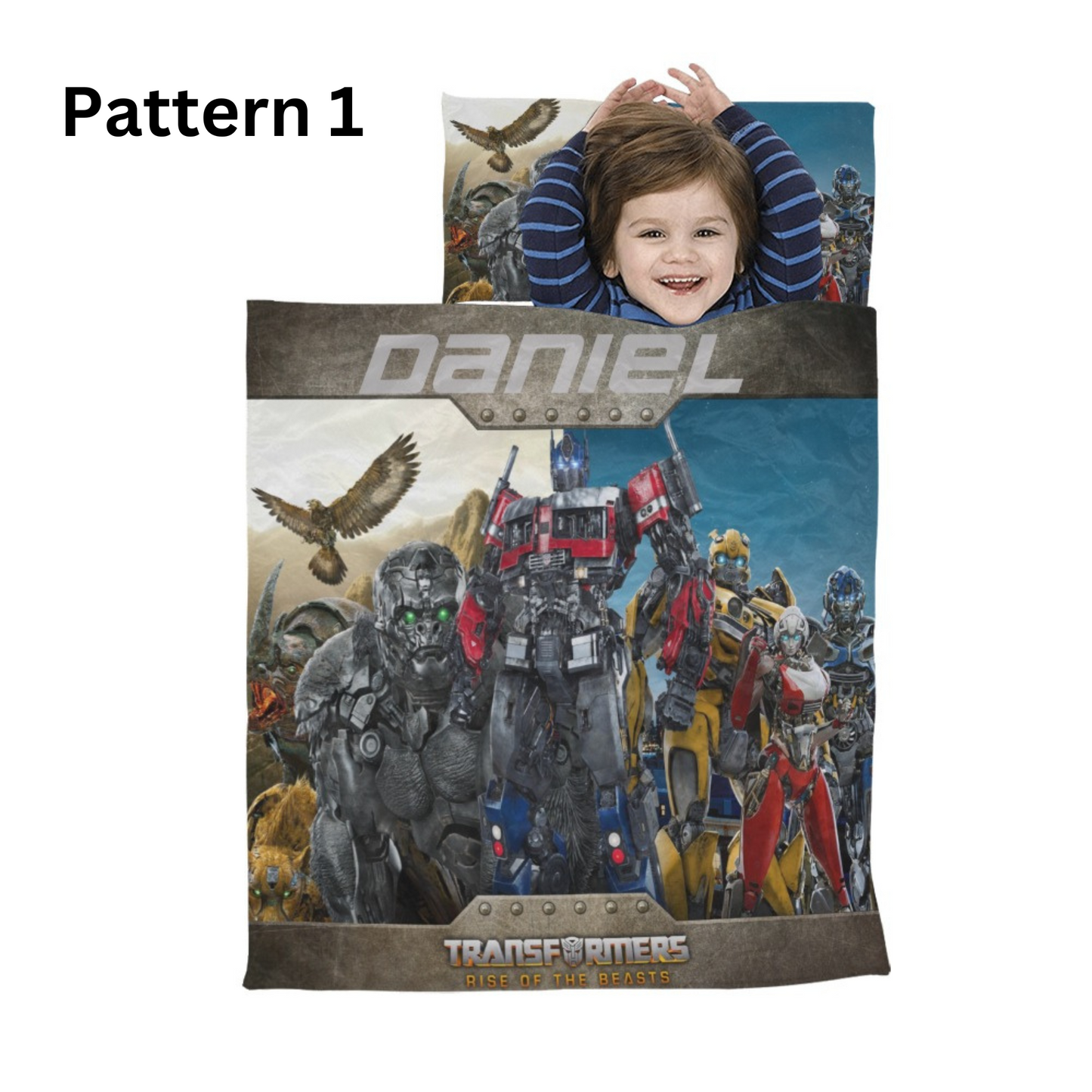 Personalized Transformers Nap Mat/Nap mat for school/ Sleeping Bags for Boys