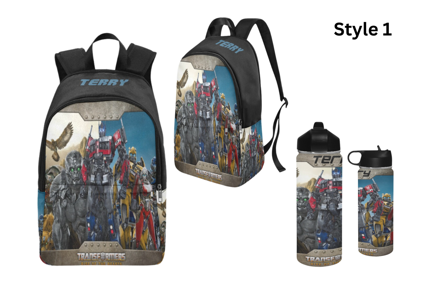 Personalized Transformers Backpack, Transformers school bag, Rise of The Beast, Optimus Prime Backpack, Boys Backpack set/ back to school