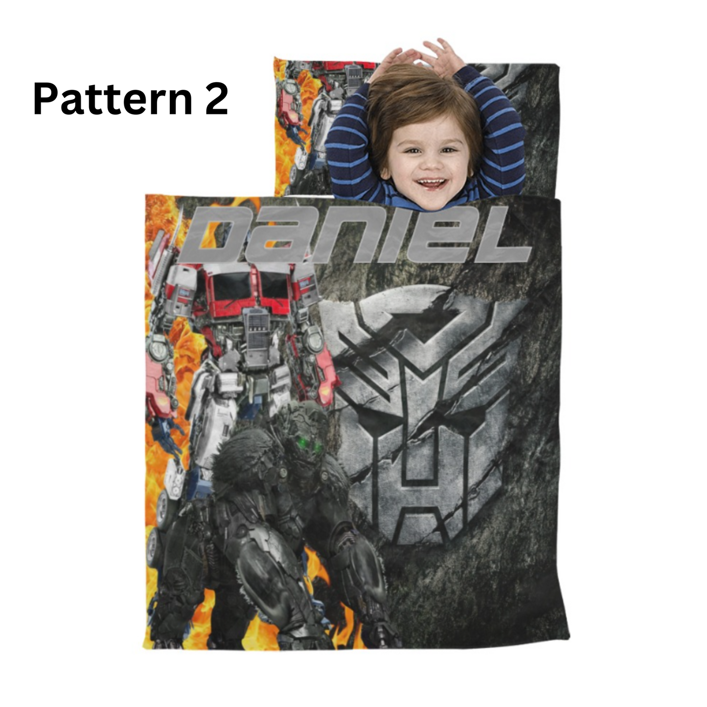 Personalized Transformers Nap Mat/Nap mat for school/ Sleeping Bags for Boys