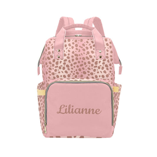 Pink Safari Blush Baby Diaper Bags, Personalized