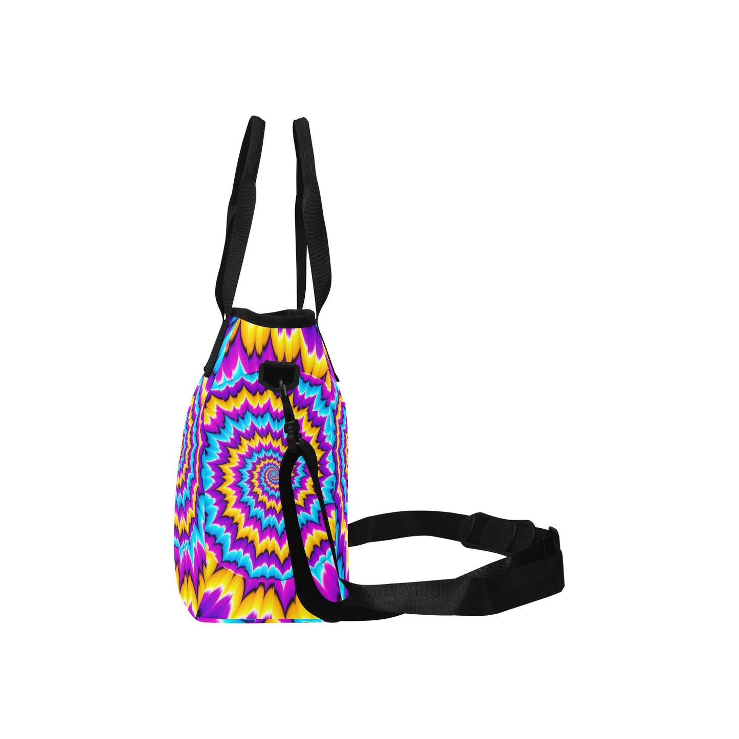 Colorful Growing Sphere Insulated Tote Bag with Shoulder Strap