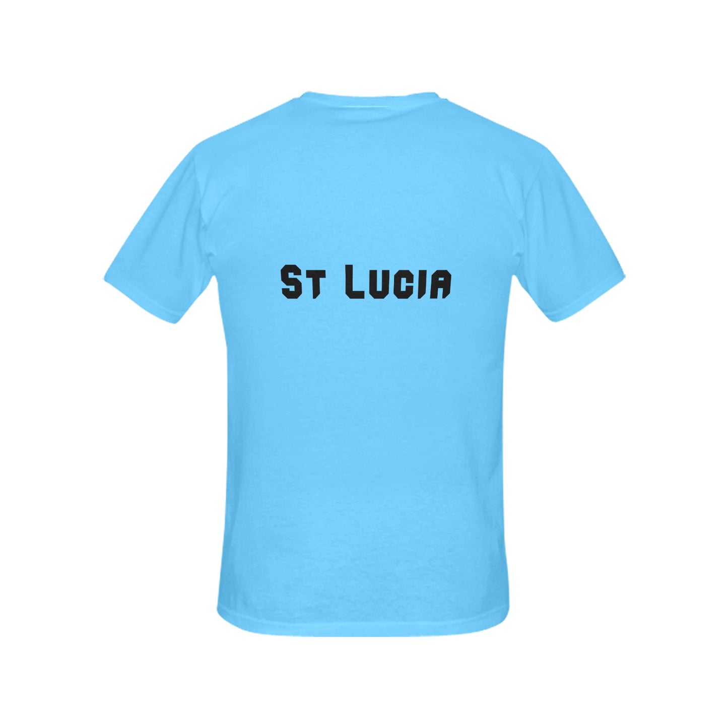 St Lucia Flag All Over Print T-Shirt for Women