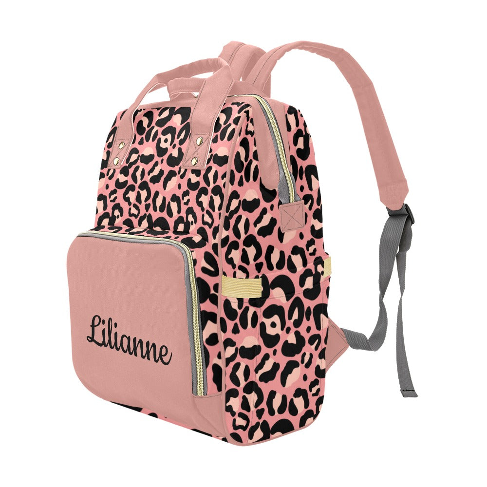 Pink Safari Blush Baby Diaper Bags, Personalized