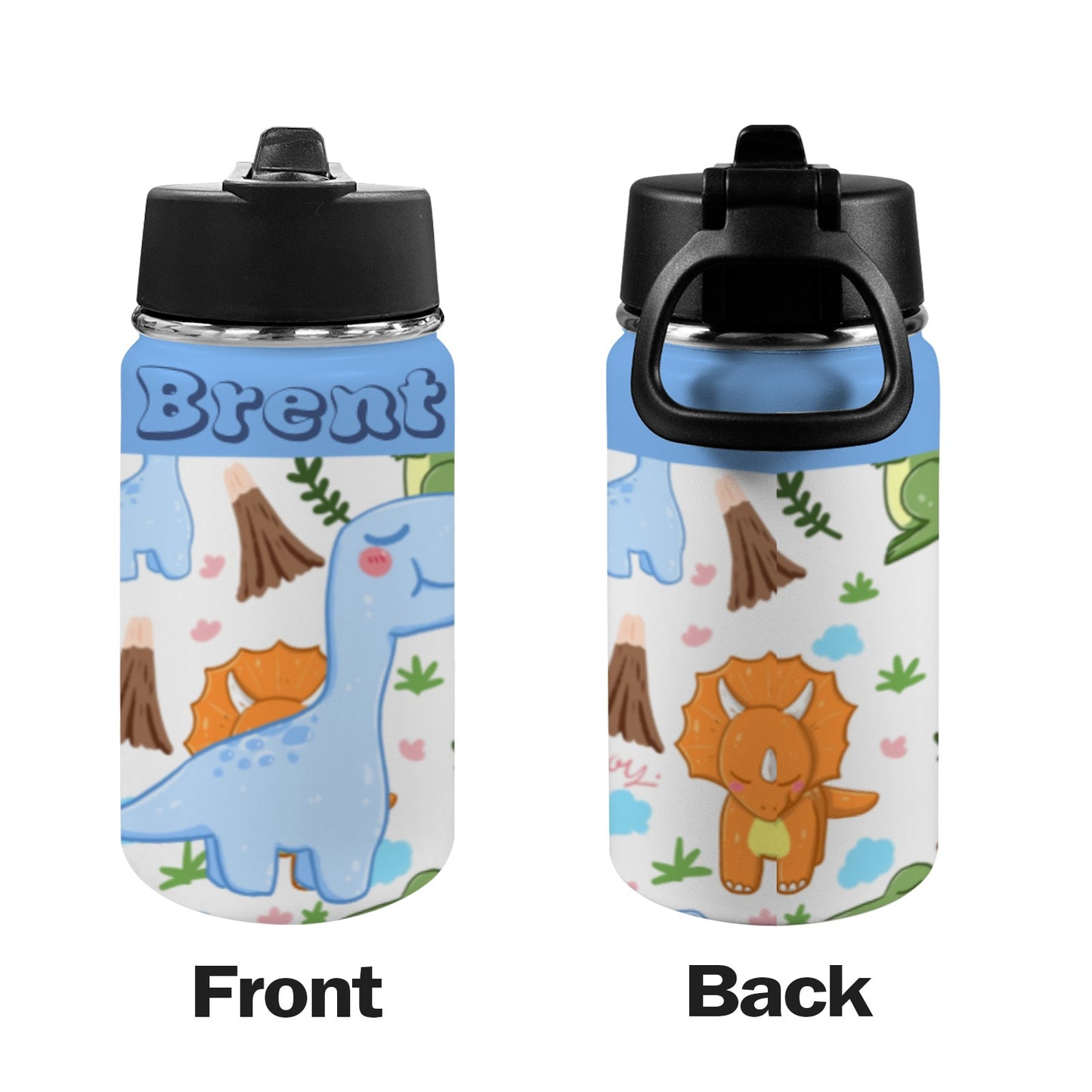 Personalized Dinosaur Lunch Bags, Dinosaur Lunch bag with Water Bottle, Kids Lunch Bags, Animal prints/Dinosaur Water Bottle