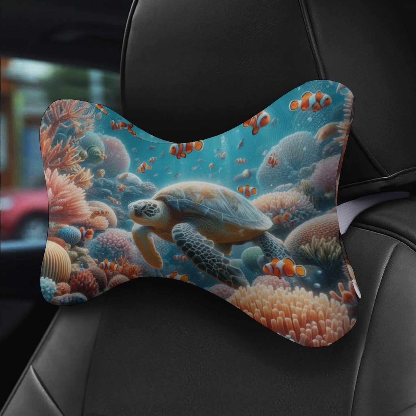 Car Pillow Set of 2 - Turtle