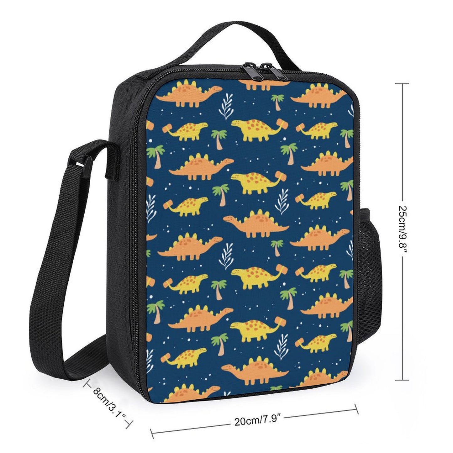 Dinasaur Shoulder Backpack Set, Dinasaur Thermal Insulated Lunch Bag Set