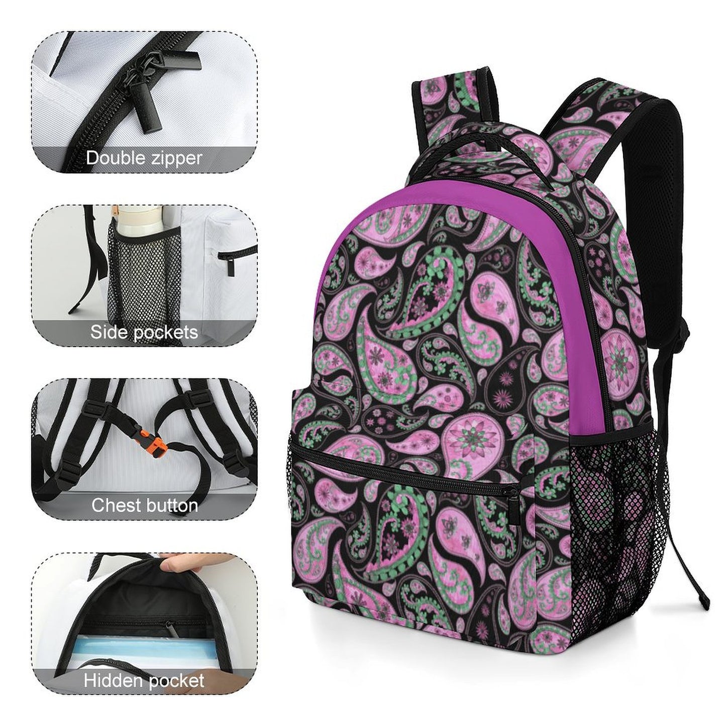 Children Backpack - Paisley