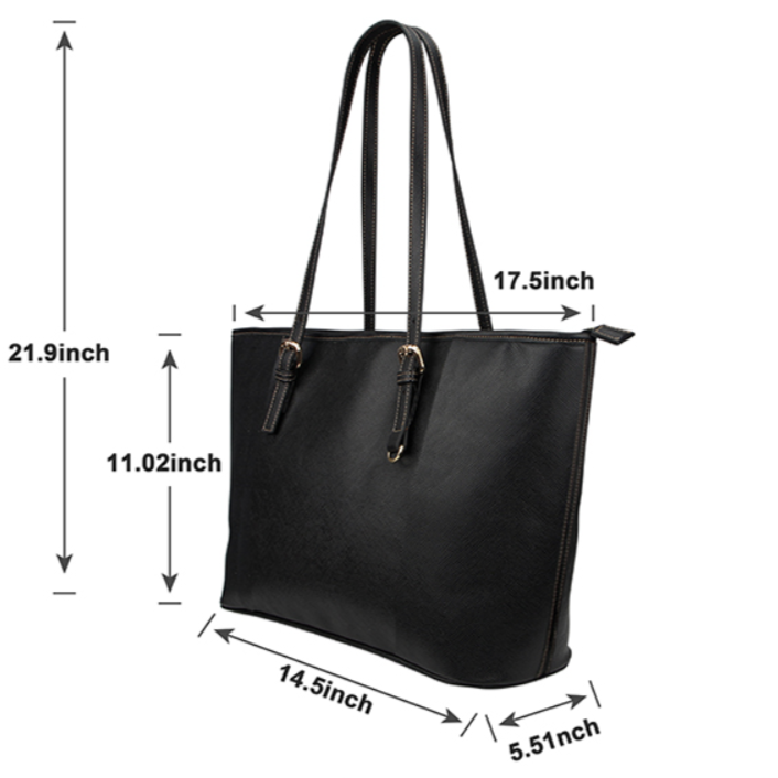 Women Floral Leather Tote Bags