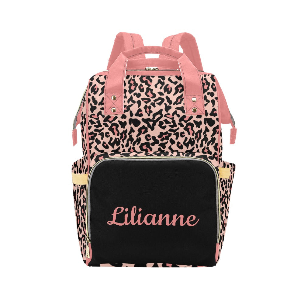 Pink Safari Blush Baby Diaper Bags, Personalized