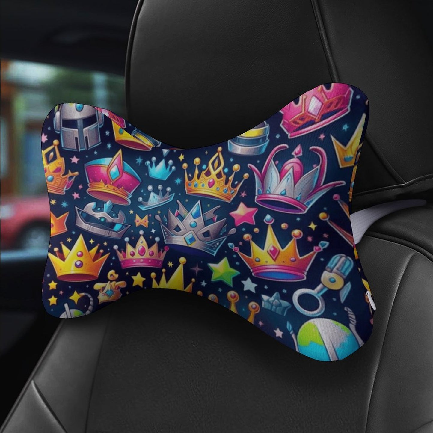 Car Pillow Set of 2 - Crown