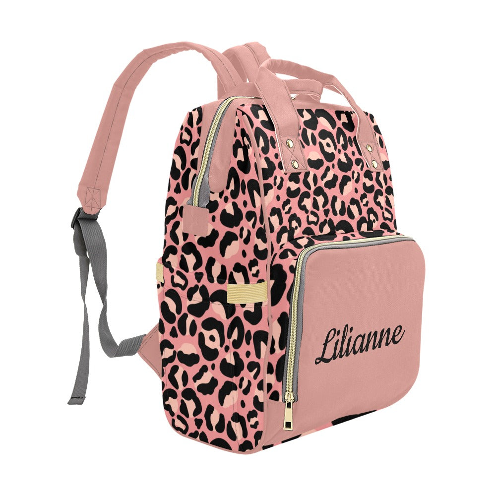 Pink Safari Blush Baby Diaper Bags, Personalized