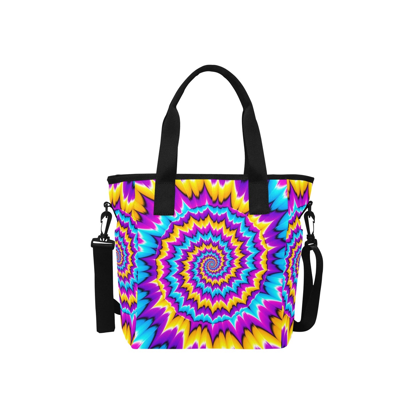 Colorful Growing Sphere Insulated Tote Bag with Shoulder Strap