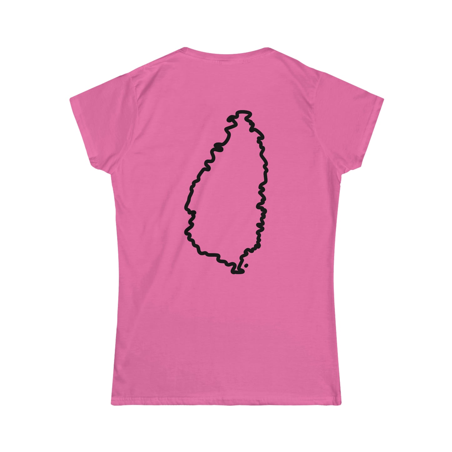 St Lucia Women's Softstyle Tee, St Lucian t shirt