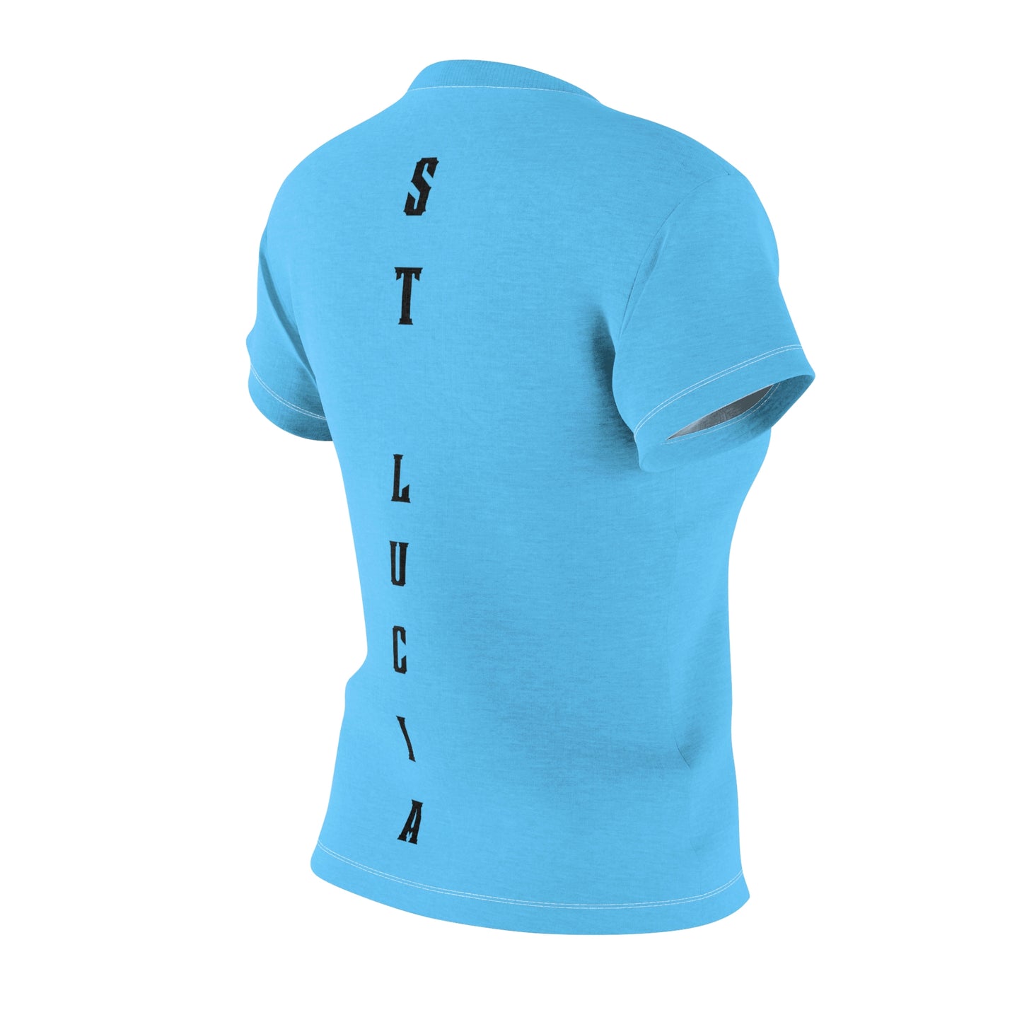 St Lucia Women's Tee Shirt, St Lucia Flag T Shirt