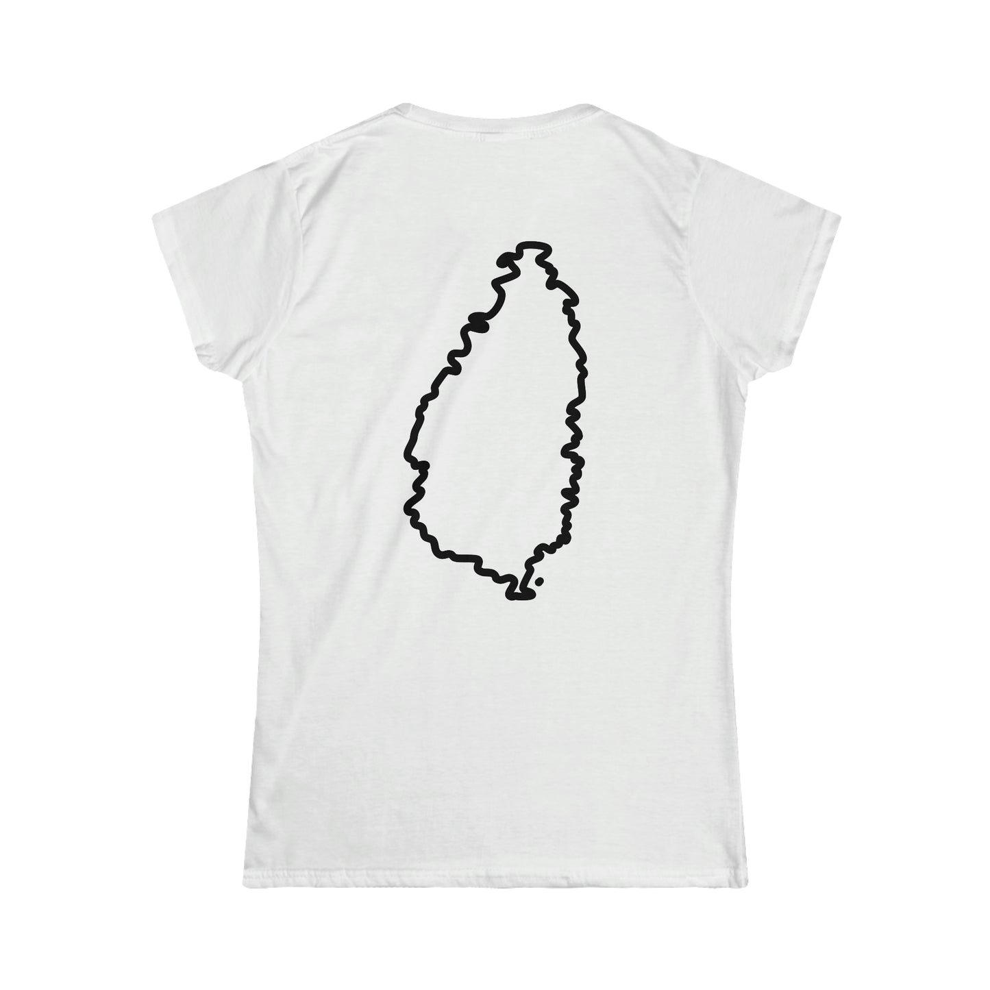 St Lucia Women's Softstyle Tee, St Lucian t shirt