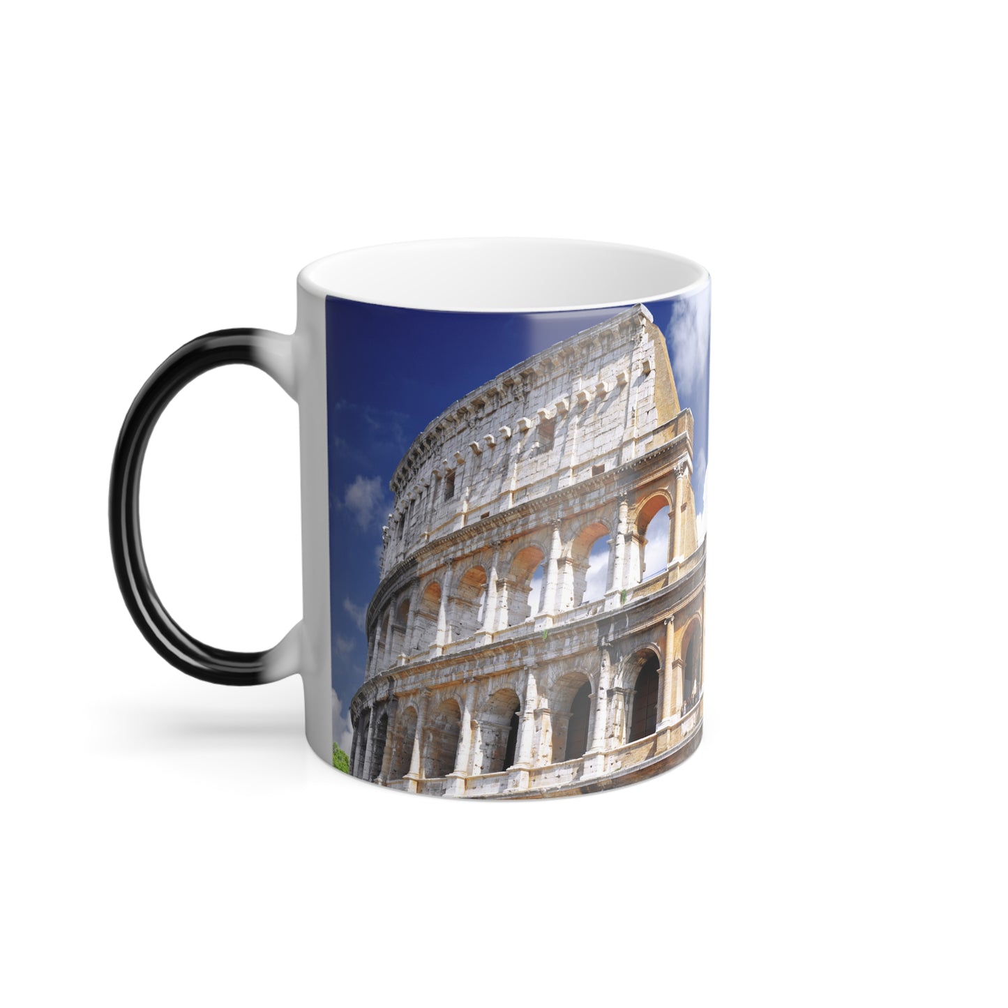 Colosseum in Rome, Italy Color Morphing Mug, 11oz