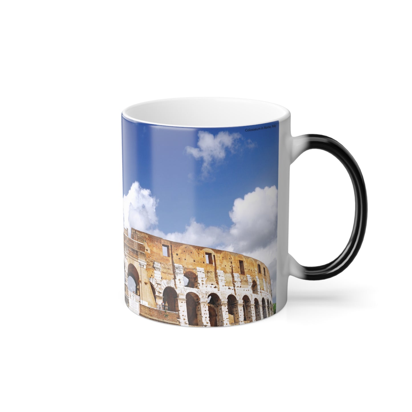 Colosseum in Rome, Italy Color Morphing Mug, 11oz