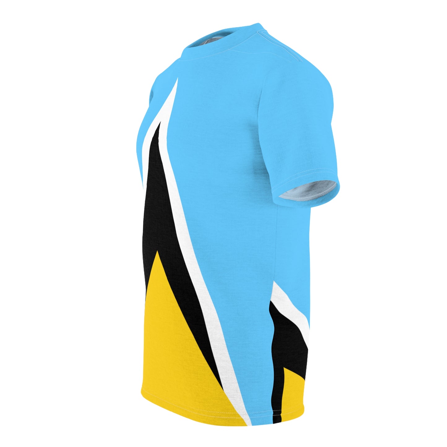 St Lucia Men T Shirt, St Lucia Flag Tee Shirt