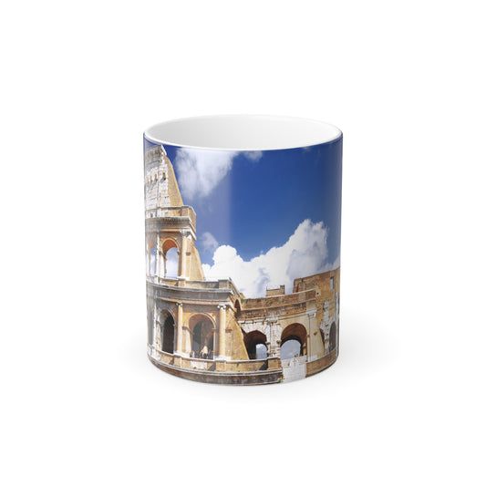 Colosseum in Rome, Italy Color Morphing Mug, 11oz