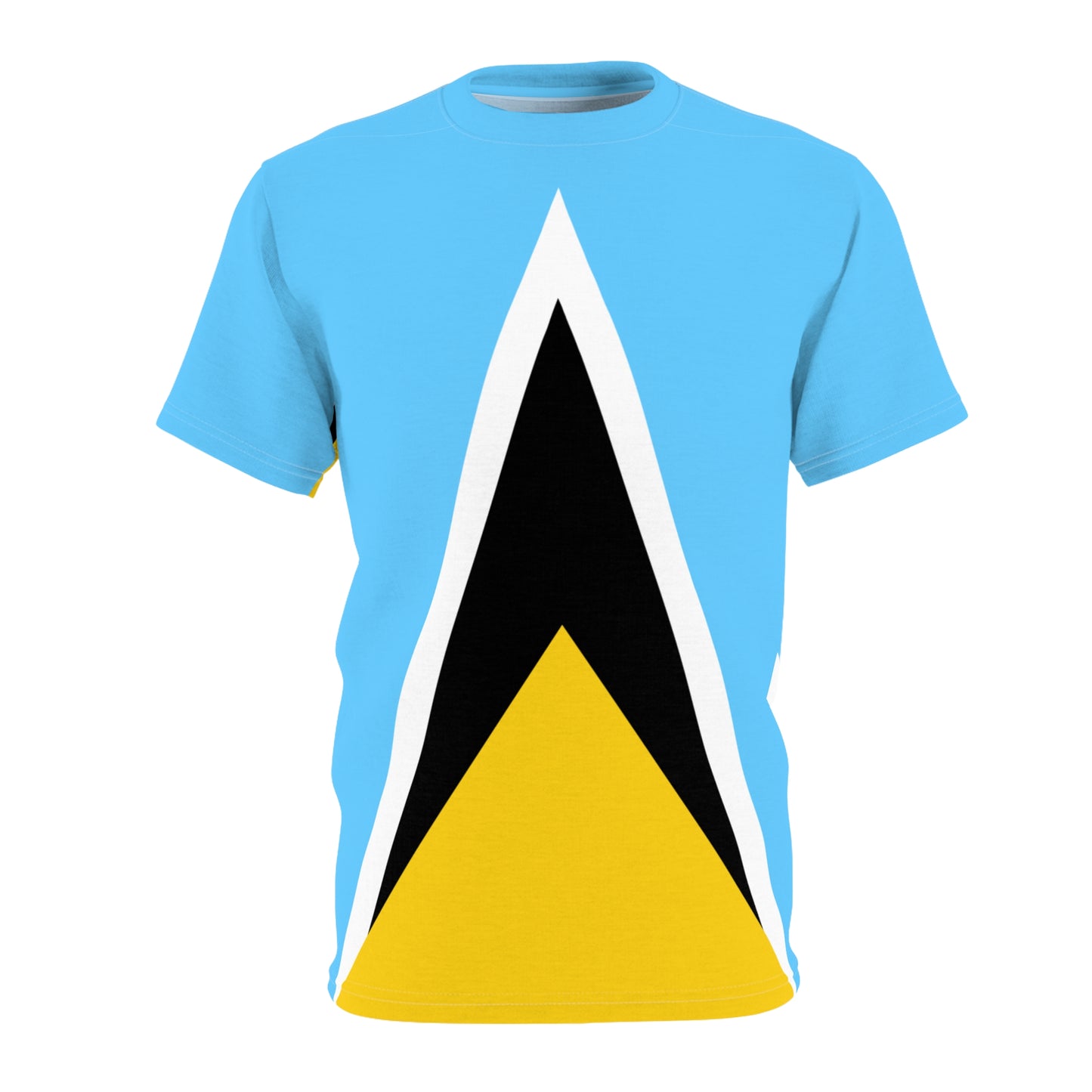 St Lucia Men T Shirt, St Lucia Flag Tee Shirt