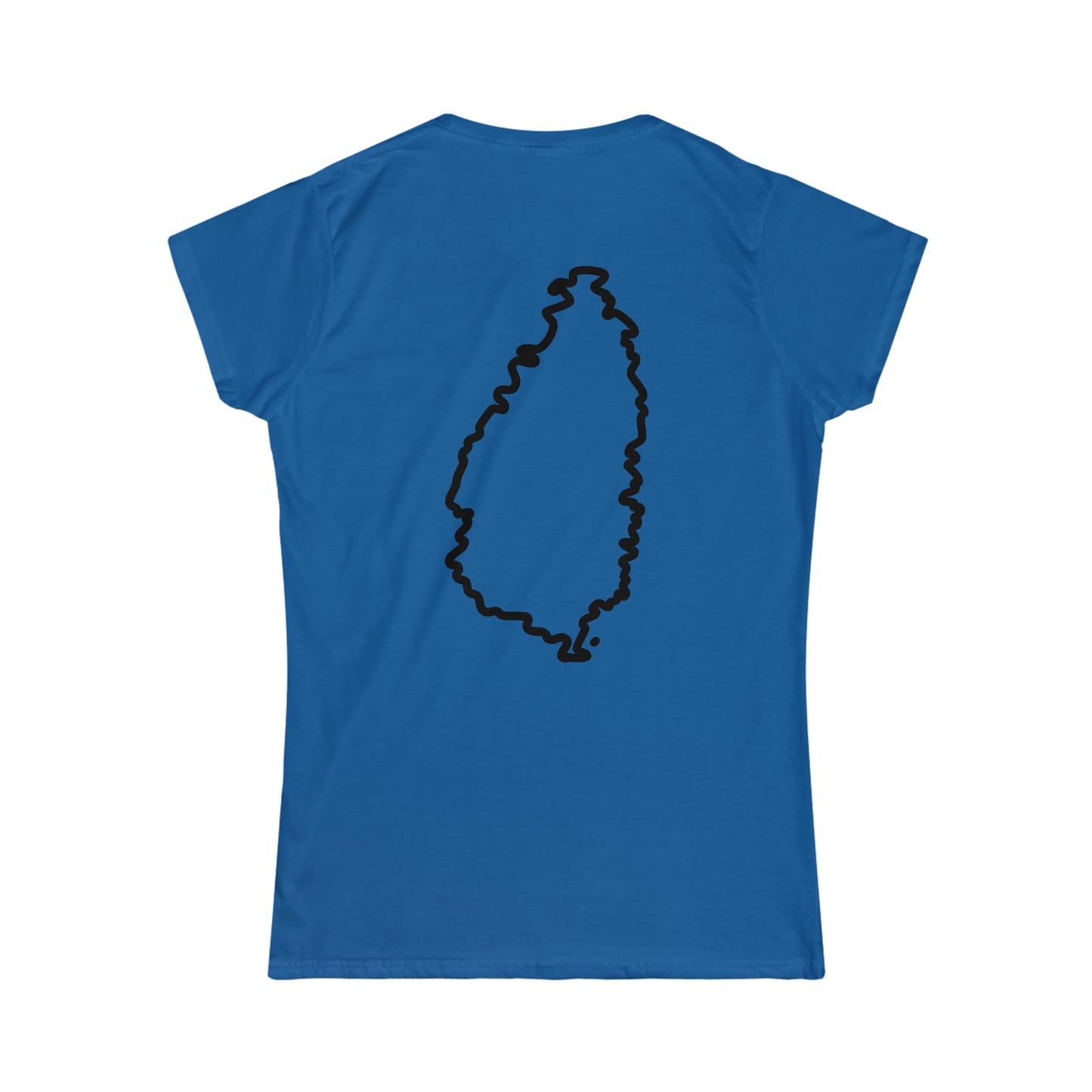 St Lucia Women's Softstyle Tee, St Lucian t shirt