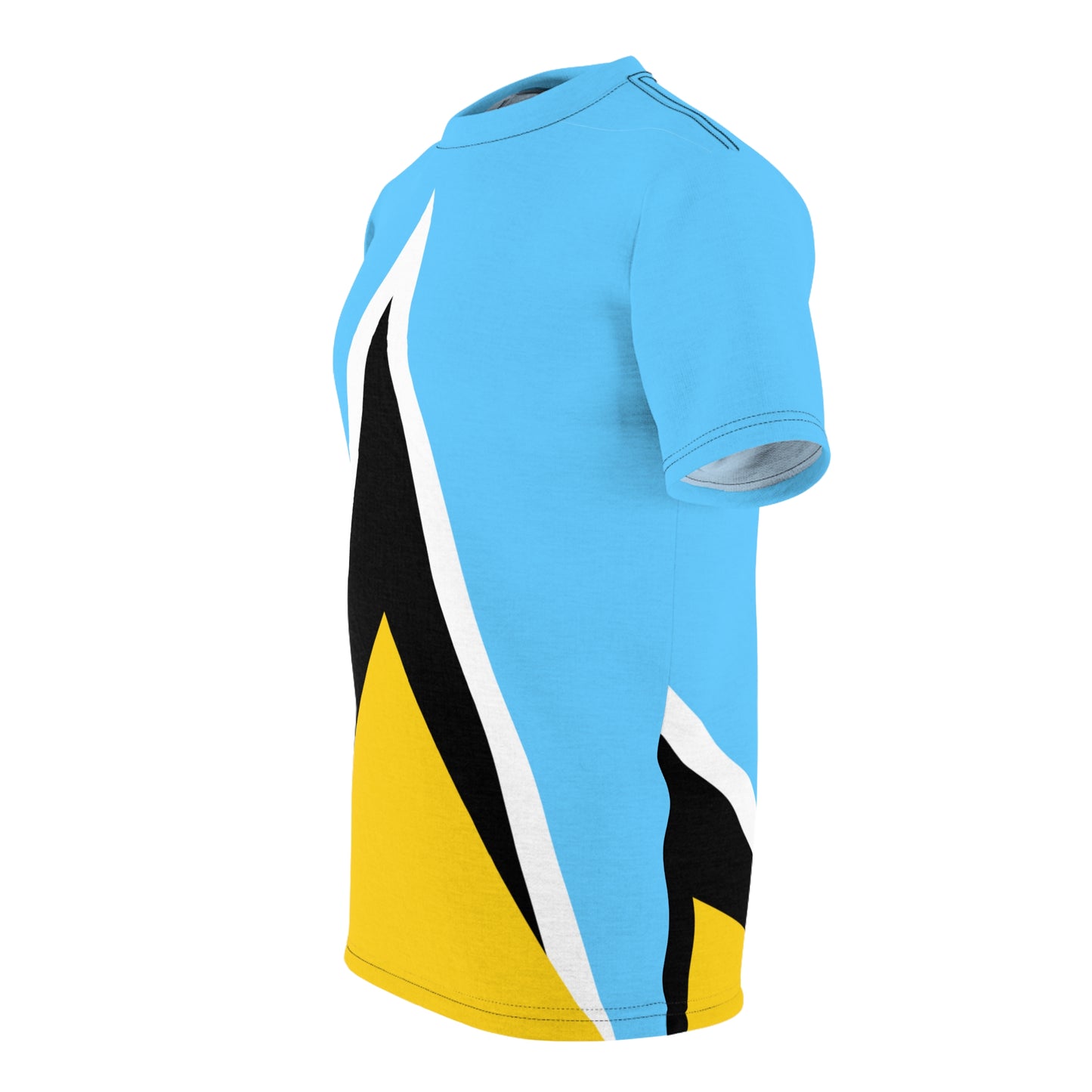 St Lucia Men T Shirt, St Lucia Flag Tee Shirt