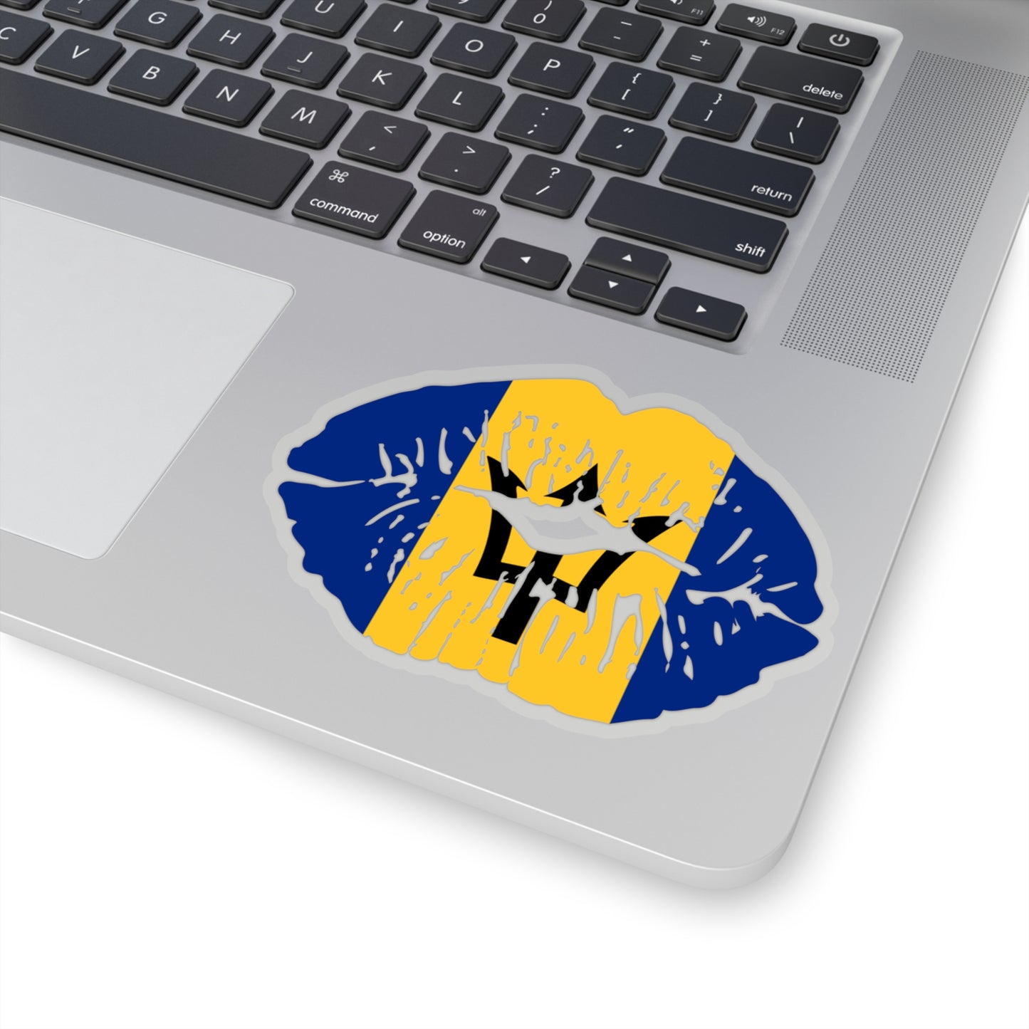 Barbados Sticker with flag design