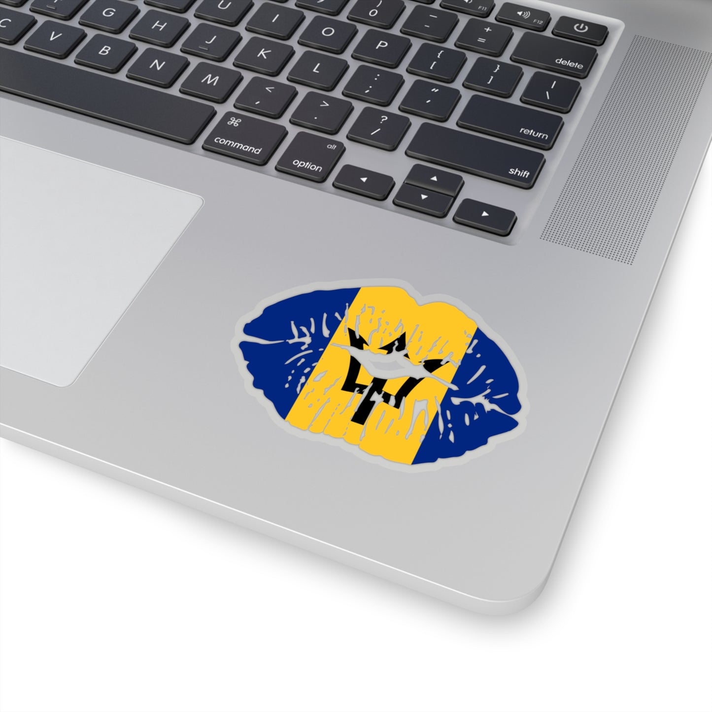 Barbados Sticker with flag design