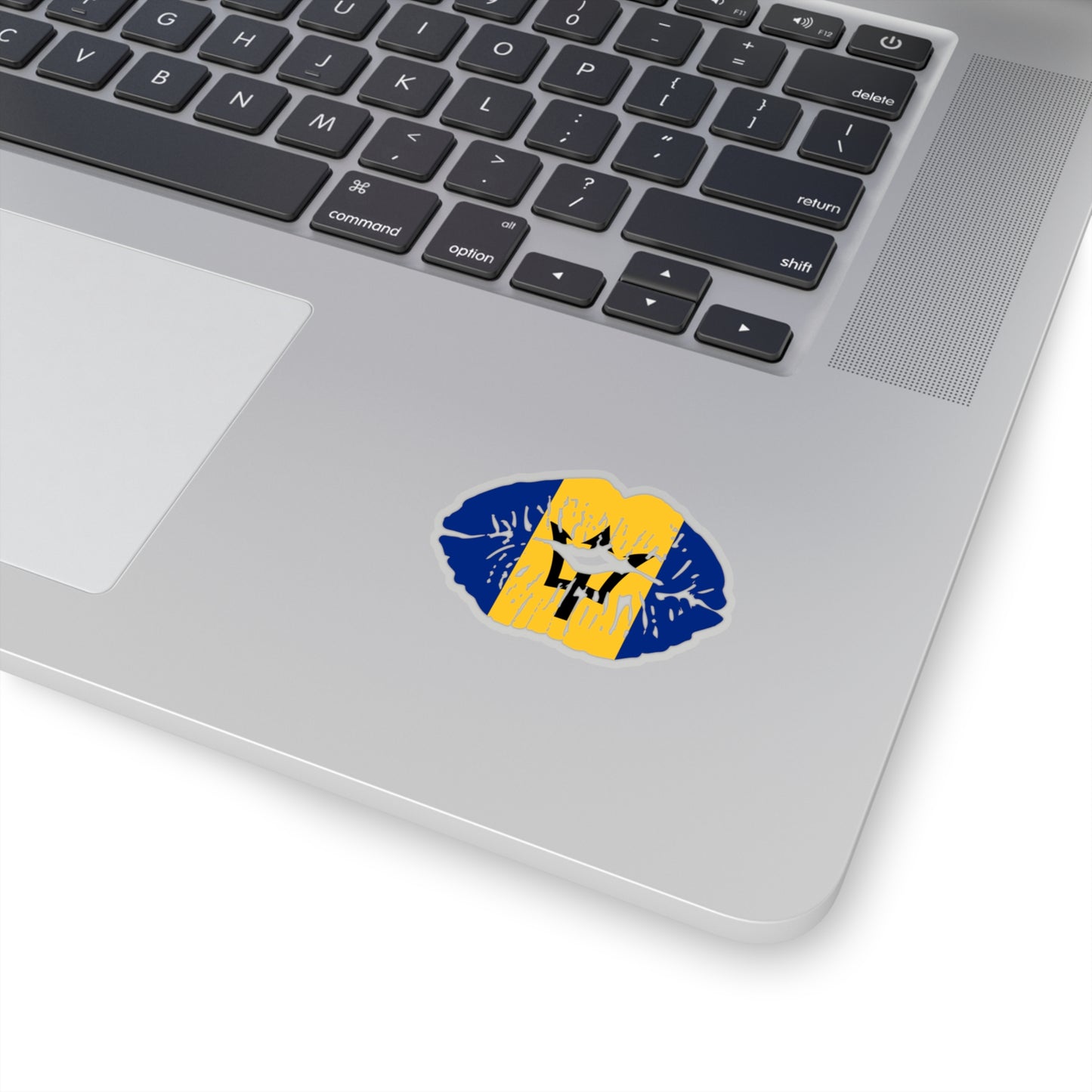 Barbados Sticker with flag design